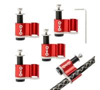 Cycling Cable Guide - Aluminum Alloy Stainless Steel, Bike Accessories, Brake Cable Guide | Prevents Tangling, Lightweight Fixed Mount, Road And Mountain Biking, Outdoor Riding, Family Adventure