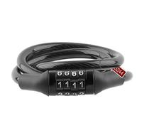 Cycling Combination Lock, 4 Digit Security Locks, Steel Cable, PVC, Zinc alloy Portable Heavy Duty Lock, Anti-Theft Protection for Outdoor Equipment and Scooter, (68g)