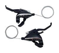 Cycling Gear Shifter - 3 x 9 Speed Thumb Levers, Bike Lever Cable Set, Smooth Precise Control, Quick Gear Switching, Premium Bicycle Components, Road Trail Touring 7,48 x 9,45 x 2,4 pulgadas