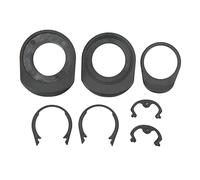 Cycling Handlebar Spacer Set | Plastic Stem Spacers for Mountain & Road Cycling | Lightweight Washer Kit for Easy Installation/Repair/Replacement | 7 - Piece Accessory Set