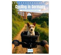 Cycling in Germany (Desk Calendar 2026 DIN A5 portrait), CALVENDO 12 Month DeskCalendar: Through Germany with imagination, a spirit of adventure, and a friendly cycling companion