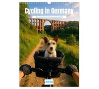 Cycling in Germany (Wall Calendar 2026 DIN A3 portrait), CALVENDO 12 Month Wall Calendar: Through Germany with imagination, a spirit of adventure, and a friendly cycling companion