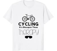 Cycling It's Cheaper Than The Rapy Awesome Best Gift Shirt, Long Sleeve, Hoodie, Sweatshirt for Mens, Womens, Youths(Large)