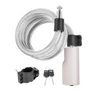 Cycling Lock Cable, Heavy Duty Anti-Theft Security Chain, Long Bike Lock with Key, Alows Flexible Locking, Strong Cable for Road Bicycles, Mountain Bikes and Daily Biking Use, 120 cm