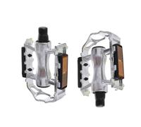 Cycling Pedal - Aluminum Alloy, Standard Size Foot Support Part Construction | Smooth Bearing Comfortable Pedaling, Replacement Bike Pedals For Commuting, Road Biking, Fitness Workouts