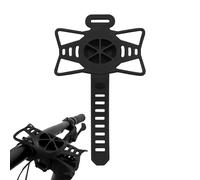 Cycling Phone Mount, Silicone Elastic Holder, Secure Navigation Tool, Outdoor Road Riding, Reliable Motorcycle Bicycle Travel Accessory, Functional Auto Supply for Scooters, Bikes, 23,5 x 13,8 cm