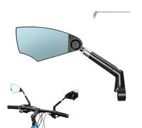 Cycling Rearview Mirror, Enhanced Low-Light Visibility, Optimal Field of View, Portable Safety Accessory for Road Touring, Mountain Biking, Racing, Outdoor Travel, Commuting, 11.02x2.76x0.71 Inches