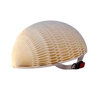 Cycling Safety Helmet, Portable Paper Hat, Adjustable Strap with Secure Fit, Lightweight Build with Easy Carry, Sports Gear, 11.02x3.94x1.42 Inches Protective Headwear for Road Outdoor Travel