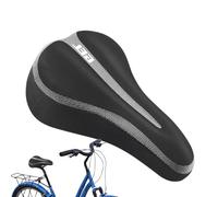 Cycling Seat Cover, almohadilla de cojín de silicona, silla suave resistente al agua, 11,61 x 6,69 pulgadas, accesorio de reemplazo ergonómico para carretera, montaña, bicicleta eléctrica, hombre
