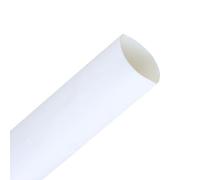 cyclingcolors 1 funda termorretráctil para aislamiento de cables eléctricos, color blanco, diámetro frontal 12,7 mm, diámetro posterior 6,4 mm, longitud 1 m, espesor 0,65 mm