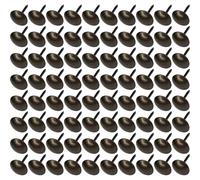 cyclingcolors 100x clavos tachuelas para tapicería 11mm marrón decoración sofá sillón cama silla renovación, acabado bronce