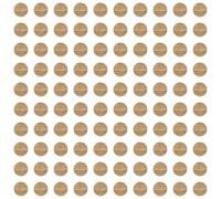 cyclingcolors 100x Pegatinas Tapa Tornillos 14 mm capuchón Cubierta embellecedores Adhesiva Tapones tapón Tapas plastico Cabeza, Roble Americano