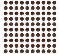 cyclingcolors 100x Pegatinas Tapa Tornillos 14 mm capuchón Cubierta embellecedores Adhesiva Tapones tapón Tapas plastico Cabeza, Roble Marrón