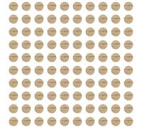 cyclingcolors 100x Pegatinas Tapa Tornillos 14 mm capuchón Cubierta embellecedores Adhesiva Tapones tapón Tapas plastico Cabeza, Roble Halifax