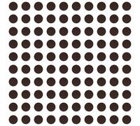 cyclingcolors 100x Pegatinas Tapa Tornillos 14 mm capuchón Cubierta embellecedores Adhesiva Tapones tapón Tapas plastico Cabeza, Chocolate Marrón Oscuro