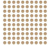 cyclingcolors 100x Pegatinas Tapa Tornillos 14 mm capuchón Cubierta embellecedores Adhesiva Tapones tapón Tapas plastico Cabeza, Roble Salvaje