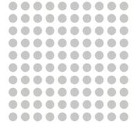 cyclingcolors 100x Pegatinas Tapa Tornillos 14 mm capuchón Cubierta embellecedores Adhesiva Tapones tapón Tapas plastico Cabeza, Gris Claro