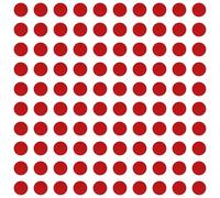 cyclingcolors 100x Pegatinas Tapa Tornillos 14 mm capuchón Cubierta embellecedores Adhesiva Tapones tapón Tapas plastico Cabeza, Rojo Fuego