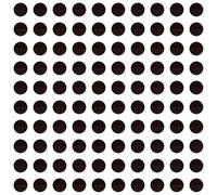 cyclingcolors 100x Pegatinas Tapa Tornillos 14 mm capuchón Cubierta embellecedores Adhesiva Tapones tapón Tapas plastico Cabeza, Wengué
