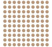 cyclingcolors 100x Pegatinas Tapa Tornillos 14 mm capuchón Cubierta embellecedores Adhesiva Tapones tapón Tapas plastico Cabeza, Roble Dorado