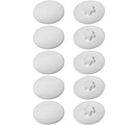 cyclingcolors 10x Capuchón para tornillo TORX embellecedores tornillos tapones tapón plastico, Blanco T20 12mm