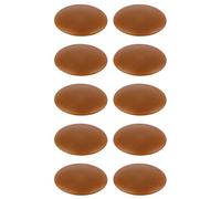 cyclingcolors 10x Capuchón para tornillo TORX embellecedores tornillos tapones tapón plastico, Marrón Claro T20 12mm