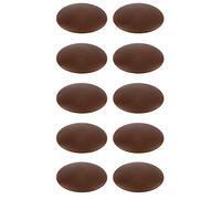 cyclingcolors 10x Capuchón para tornillo TORX embellecedores tornillos tapones tapón plastico, Marrón Oscuro T20 12mm