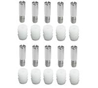 cyclingcolors 10x Cerrojo de cierre, para varilla perfilada de cerradura de falleba, con rosca M6, puerta de mueble excéntrica muebles, cerradura