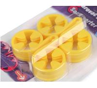 cyclingcolors 10x Clip de fijación antipérdida para calcetines, amarillo