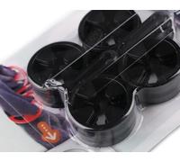 cyclingcolors 10x Clip de fijación antipérdida para calcetines, negro