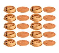 cyclingcolors 10x Conector Muebles para caravanas Ø 26mm ideal para barcos camiones convertidos autocaravanas, gorra redonda beige RAL 1011