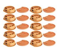 cyclingcolors 10x Conector Muebles para caravanas Ø 26mm ideal para barcos camiones convertidos autocaravanas, gorra beige RAL 1011