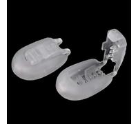 cyclingcolors 10x Extremos de Cuerda Cierre de Cordón 15x19mm plástico Bloqueo Tope Cerradura Ropa Zapatos Pantalones Mochila Bolsa Tiendas Camping, Transparent