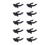 cyclingcolors 10x Gancho para zócalo de cocina diámetro clip plástico patas pies paneles muebles, Ø 32mm