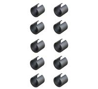 cyclingcolors 10x Patines Sillas Muebles pies Tope Tapas Tubos Redondos Tapones Plástico capuchón (D1: 16-18mm)