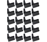 cyclingcolors 10x Protector Perfil Angular 90° Plástico pies Estante capuchón Tapones Tapón Muebles, 30x30 30mm (Paquete de 2)