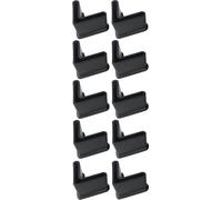 cyclingcolors 10x Protector Perfil Angular 90° Plástico pies Estante capuchón Tapones Tapón Muebles (A = 40mm)