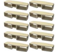 cyclingcolors 10x Regulador Doble para láminas 38 × 8 mm guía regulador de firmeza pulsador Ajuste dureza somier Zona Lumbar, Beige