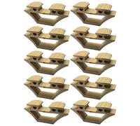 cyclingcolors 10x Regulador para láminas 25 × 8 mm guía regulador de firmeza pulsador Ajuste dureza somier Zona Lumbar, Beige