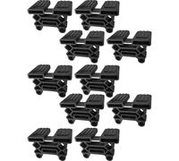 cyclingcolors 10x Soportes Triple de Láminas 38 x 8 mm para Somieres de Madera Listones de Cama Suspensión Flexibles Tapas de plástico