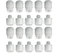 cyclingcolors 10x Taco de unión a presión para Muebles Profundidad de Taladro 15/10 mm Poliamida Conectores Manguitos separadores Insertos plástico