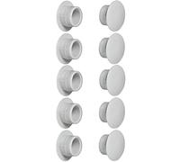 cyclingcolors 10x Tapas embellecedor negro blanco gris marrón Capuchón tapones tapón tape inserción tapa (Ø15mm/ gris claro RAL 7035)