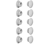 cyclingcolors 10x Tapas embellecedor negro blanco gris marrón Capuchón tapones tapón tape inserción tapa (Ø10mm/ gris claro RAL 7035)