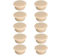 cyclingcolors 10x Tapas embellecedor negro blanco gris marrón Capuchón tapones tapón tape inserción tapa (Ø6mm/ marrón pine RAL 1014)