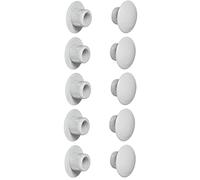 cyclingcolors 10x Tapas embellecedor negro blanco gris marrón Capuchón tapones tapón tape inserción tapa (Ø8.5mm/ gris claro RAL 7035)