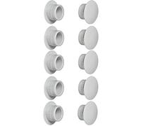 cyclingcolors 10x Tapas embellecedor negro blanco gris marrón Capuchón tapones tapón tape inserción tapa (Ø12mm/ gris claro RAL 7035)