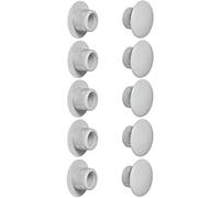 cyclingcolors 10x Tapas embellecedor negro blanco gris marrón Capuchón tapones tapón tape inserción tapa (Ø8mm/ gris claro RAL 7035)