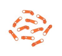 cyclingcolors 10x Tirador de Cremallera Tamaño N°3 de Metal Cursor Kit de Reparación Reemplazo Ropa Vaqueros Maleta Equipaje, salmon