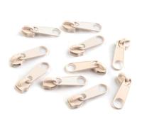 cyclingcolors 10x Tirador de Cremallera Tamaño N°5 de Metal Cursor Kit de Reparación Reemplazo Ropa Vaqueros Maleta Equipaje, mariscos