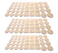 cyclingcolors 120x almohadilla fieltro adhesivo 20mm 25x25mm 28mm autoadhesivos para muebles sillas deslizadores suelo, beige